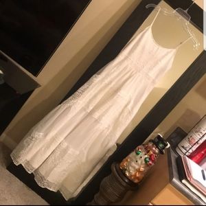 Lacy White Maxi Dress